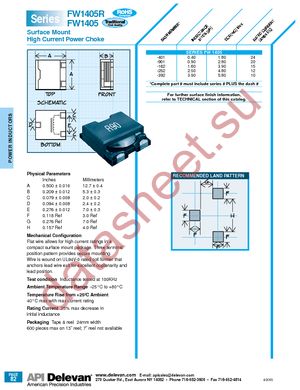 FW1405-252 datasheet  